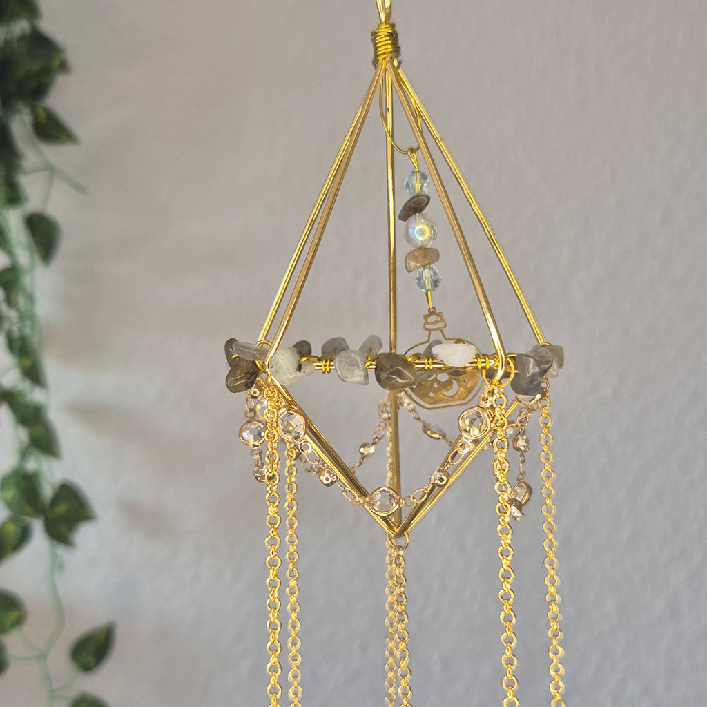 Deep Sea Light -  Sonnenfänger - Gold - Kristall