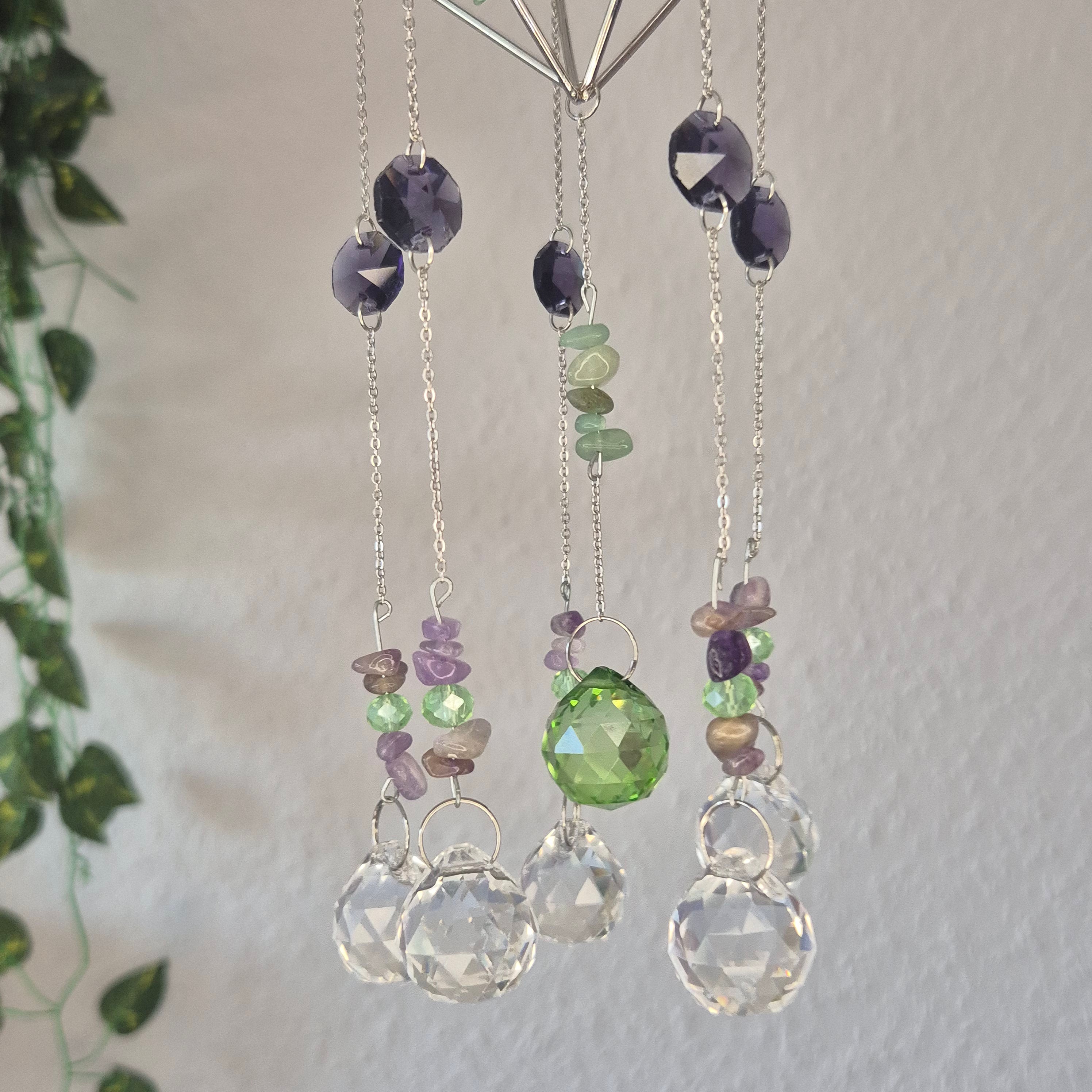 Amethysthain -  Sonnenfänger - Silber - Kristall