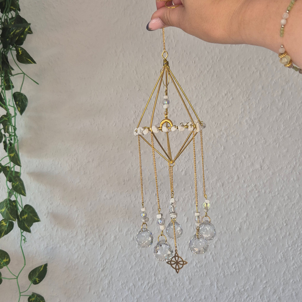 Lux Templi -  Sonnenfänger - Gold - Kristall