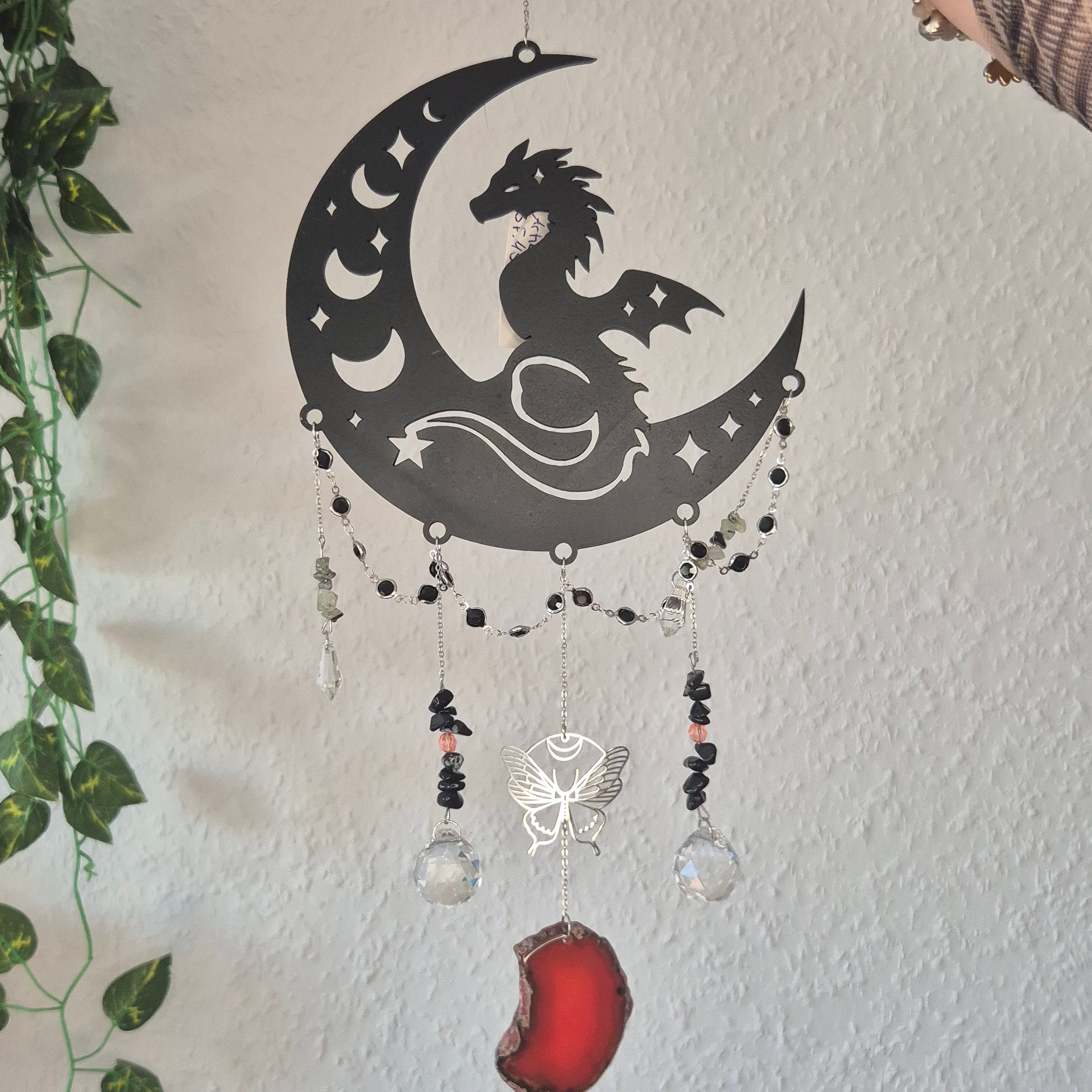 Dragon Wood  - Sonnenfänger - Gold/Silber - Drache