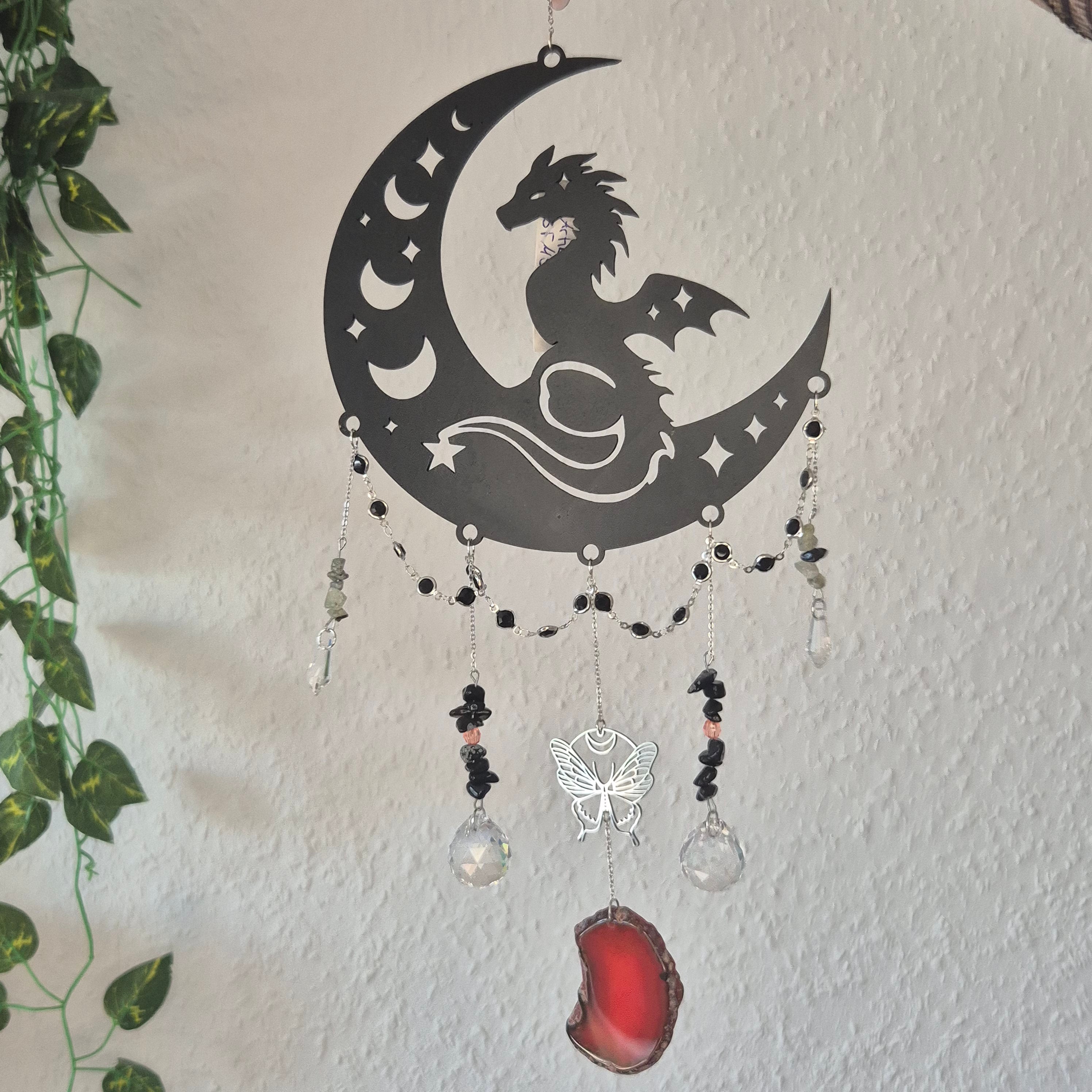 Dragon Wood  - Sonnenfänger - Gold/Silber - Drache
