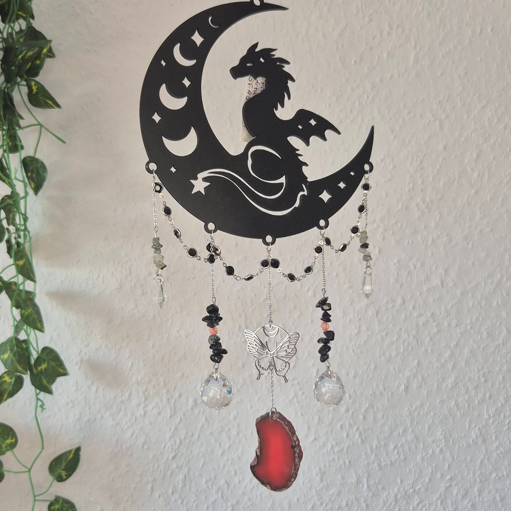 Dragon Wood  - Sonnenfänger - Gold/Silber - Drache