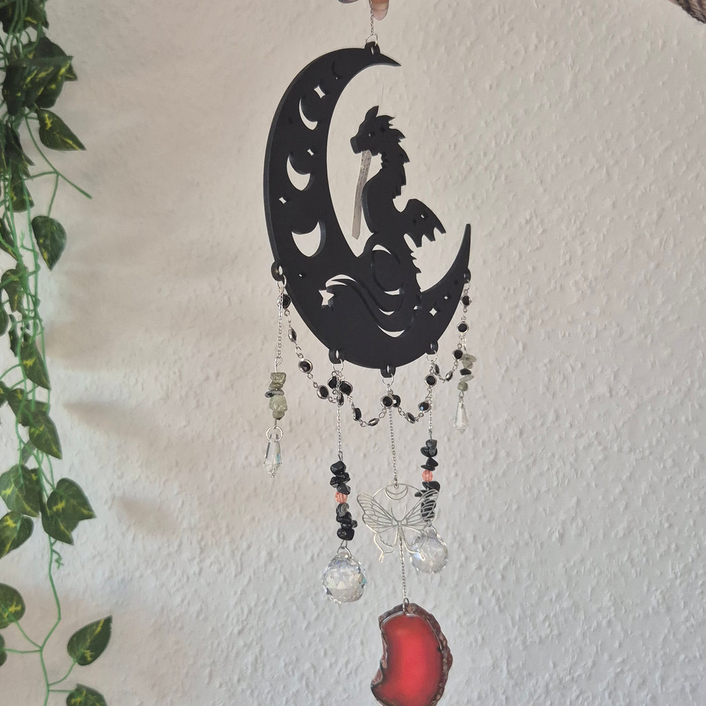 Dragon Wood  - Sonnenfänger - Gold/Silber - Drache
