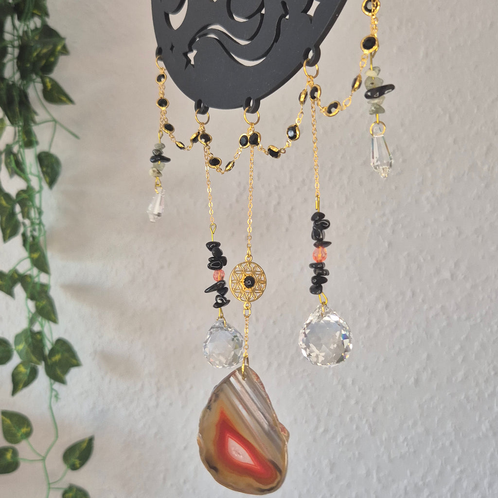 Dragon Wood  - Sonnenfänger - Gold/Silber - Drache