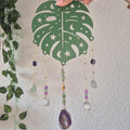 Druid Love  - Sonnenfänger - Gold/Silber - Monstera