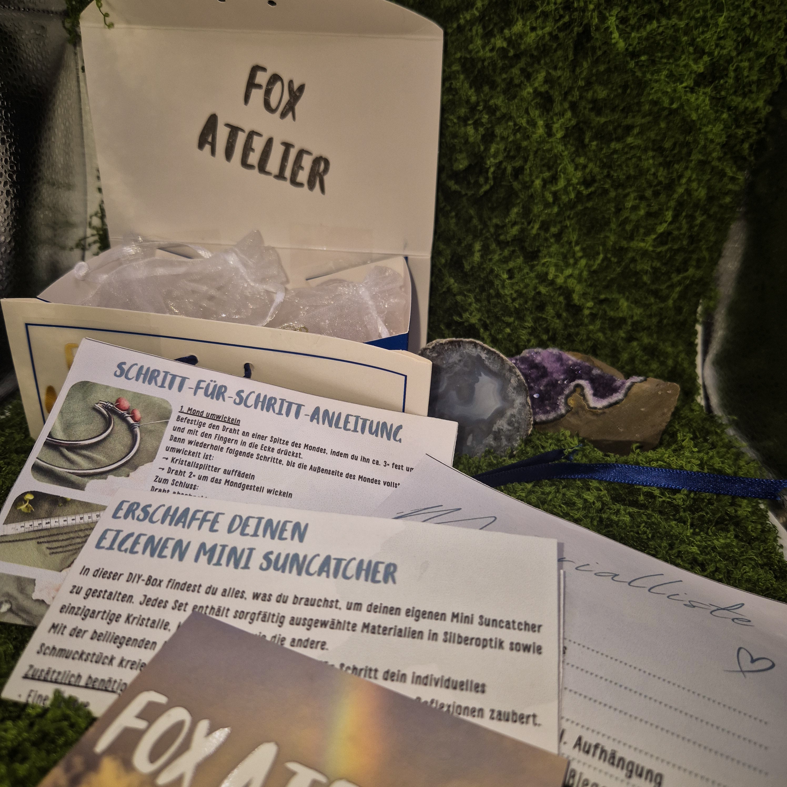DIY Mini Suncatcher Box - Geschenkidee - Sonnenfänger - Mädelsabend