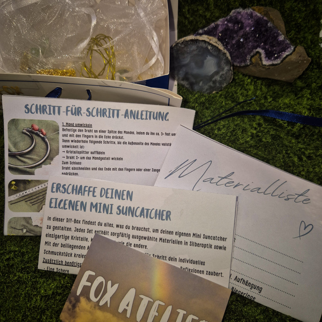DIY Mini Suncatcher Box - Geschenkidee - Sonnenfänger - Mädelsabend