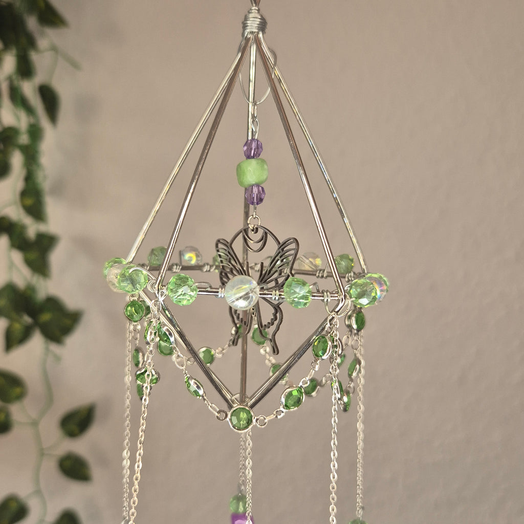 Silver Fairy Moth -  Sonnenfänger - Silber - Kristall