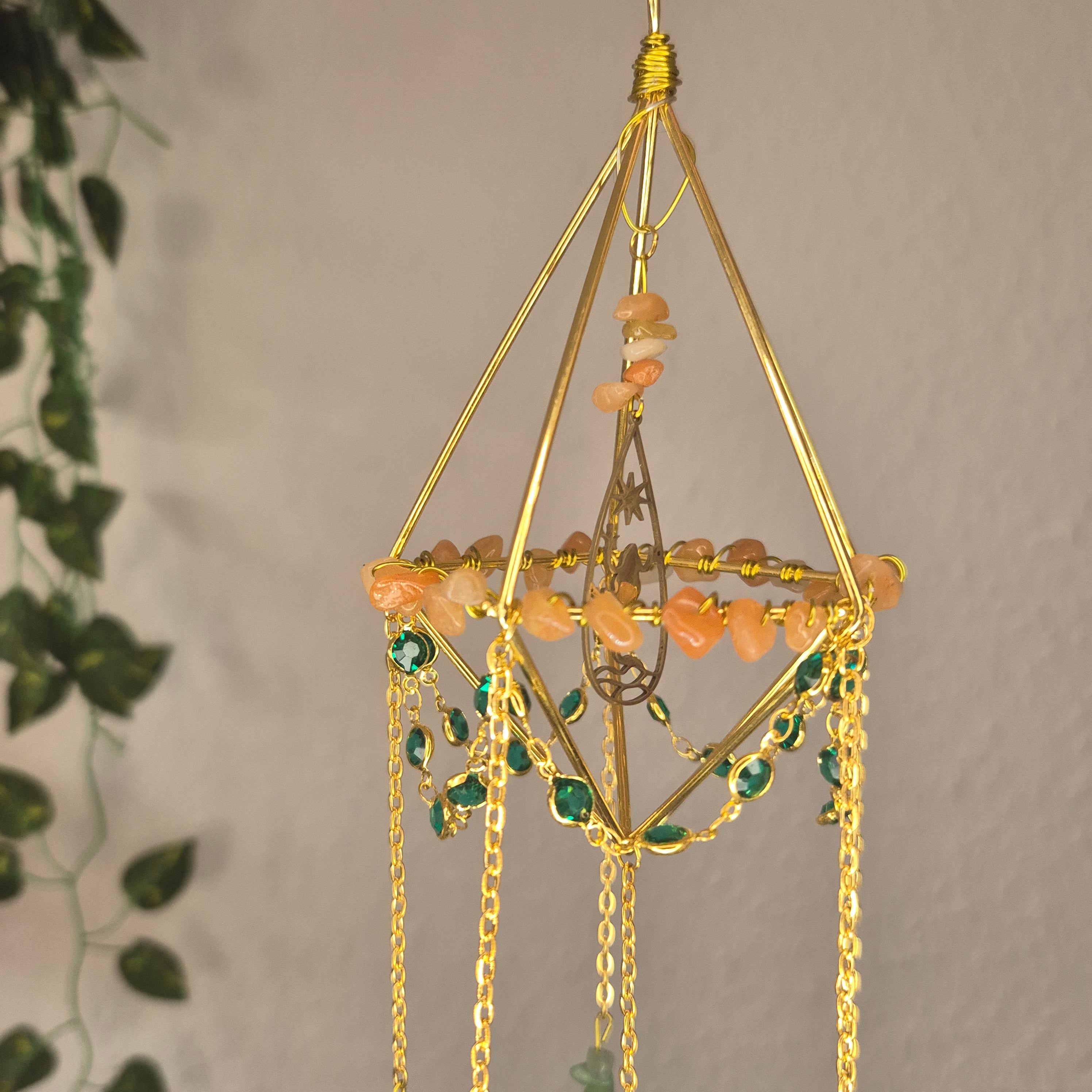 Frühlingssprung -  Sonnenfänger - Gold - Kristall