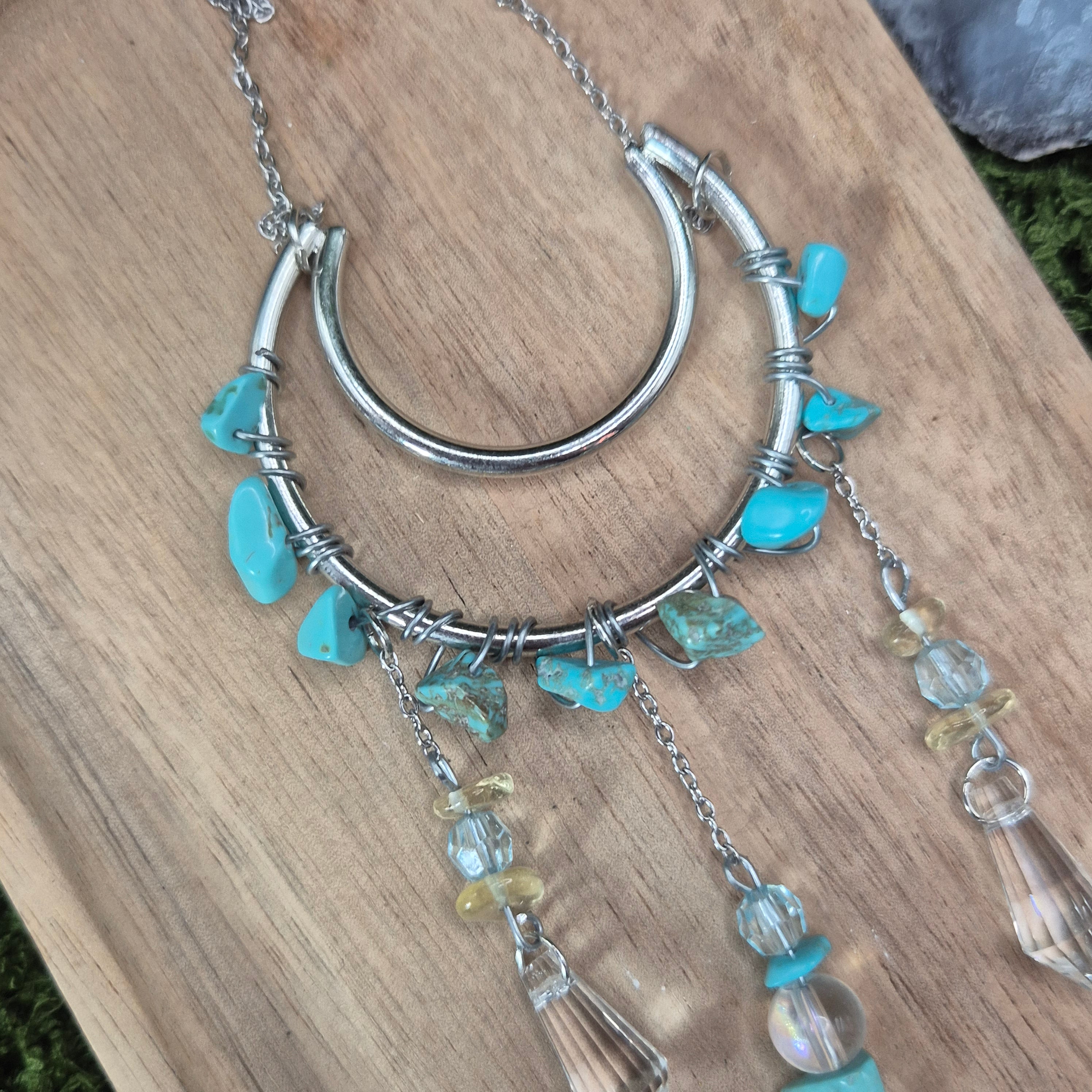 Türkis - Mini-Sonnenfänger - Sonnenfänger - Silber
