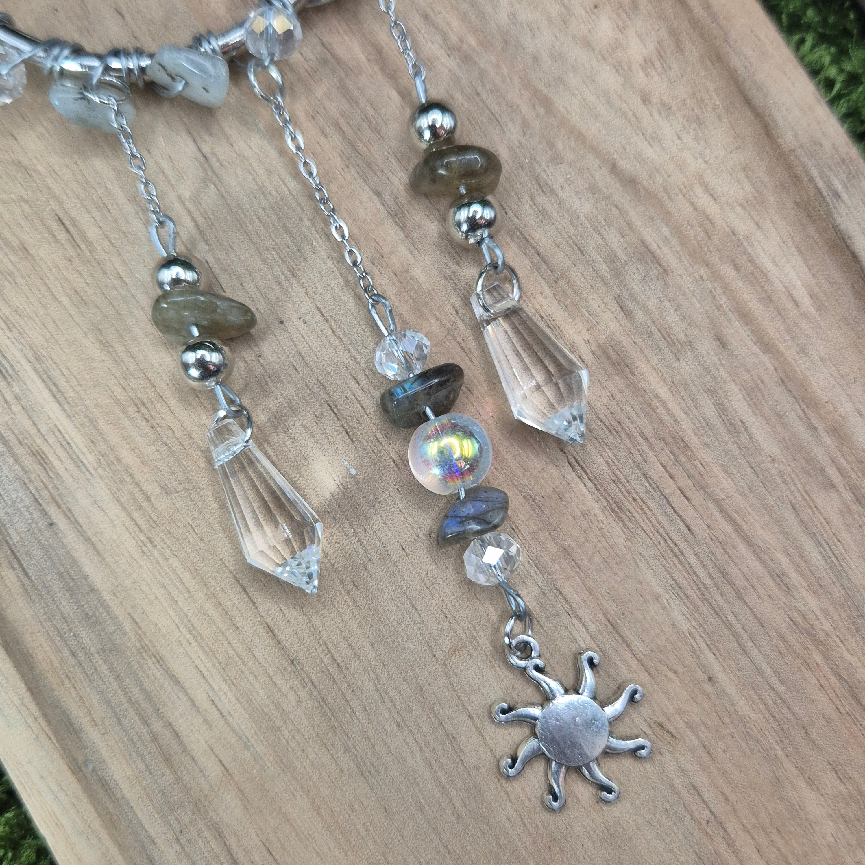 Labradorit  - Mini-Sonnenfänger - Sonnenfänger - Silber