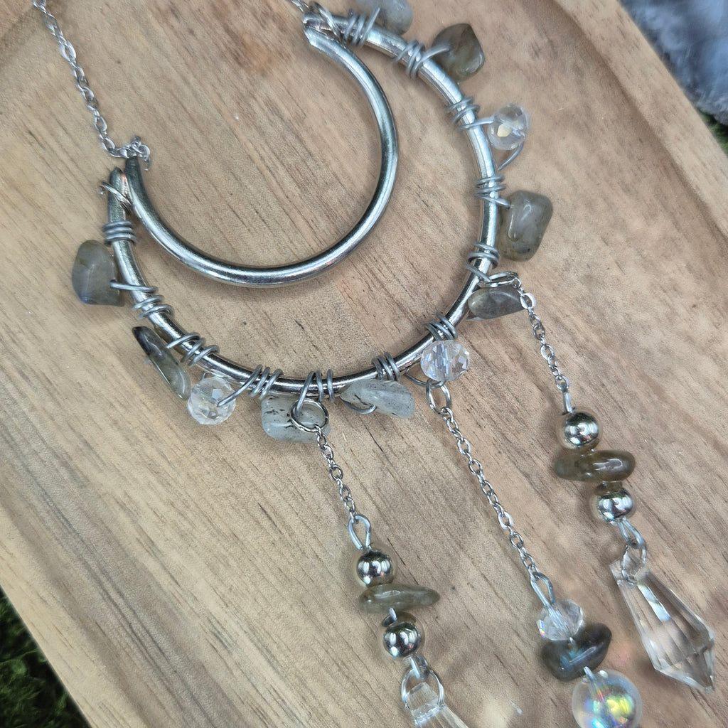 Labradorit  - Mini-Sonnenfänger - Sonnenfänger - Silber