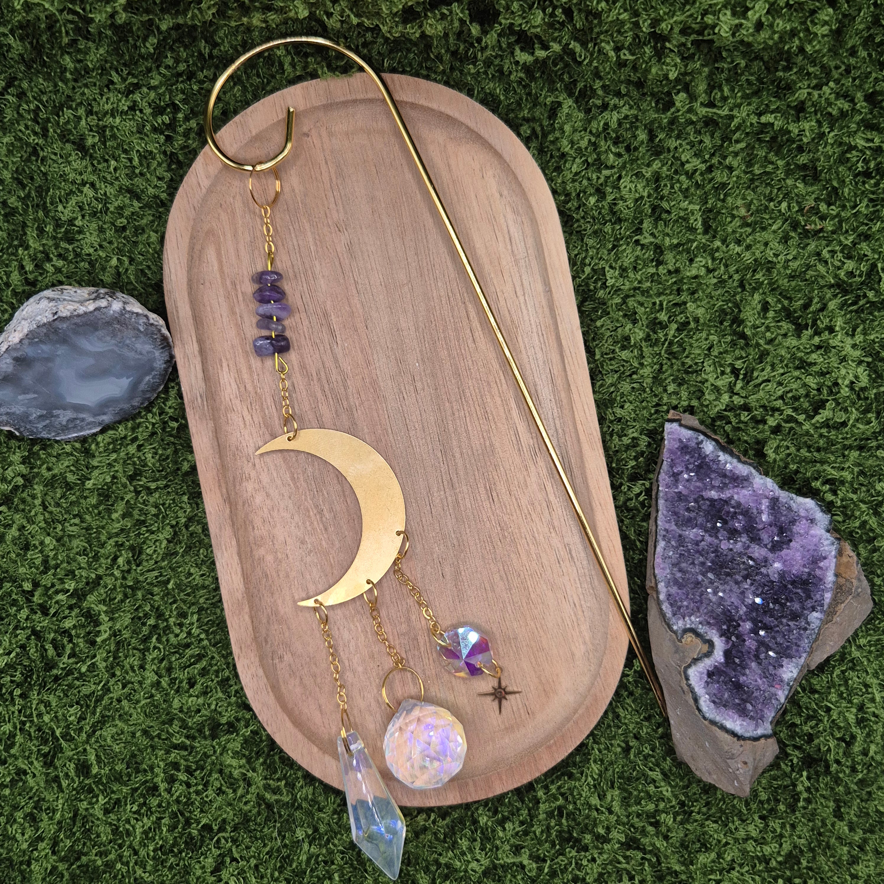 Amethyst Pflanzen-Sonnenfänger - Sonnenfänger - Gold