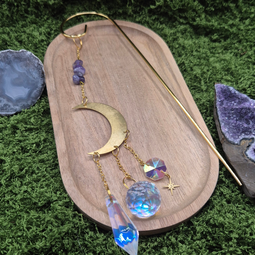 Amethyst Pflanzen-Sonnenfänger - Sonnenfänger - Gold