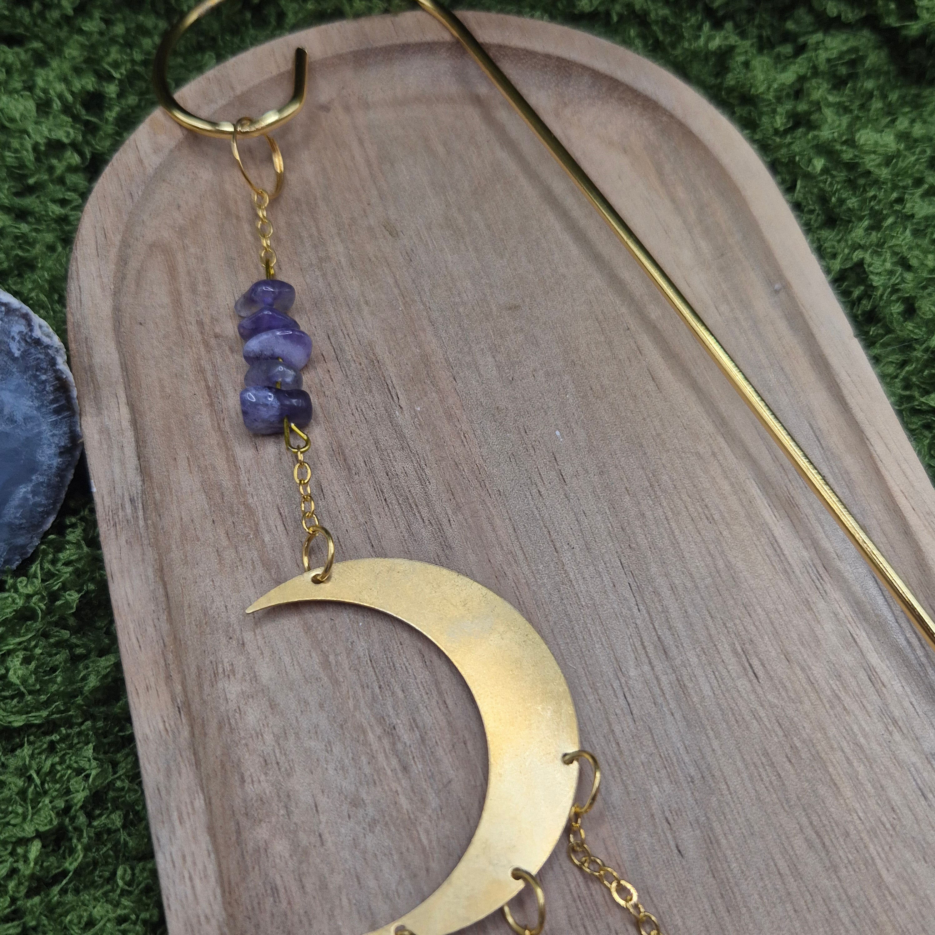 Amethyst Pflanzen-Sonnenfänger - Sonnenfänger - Gold