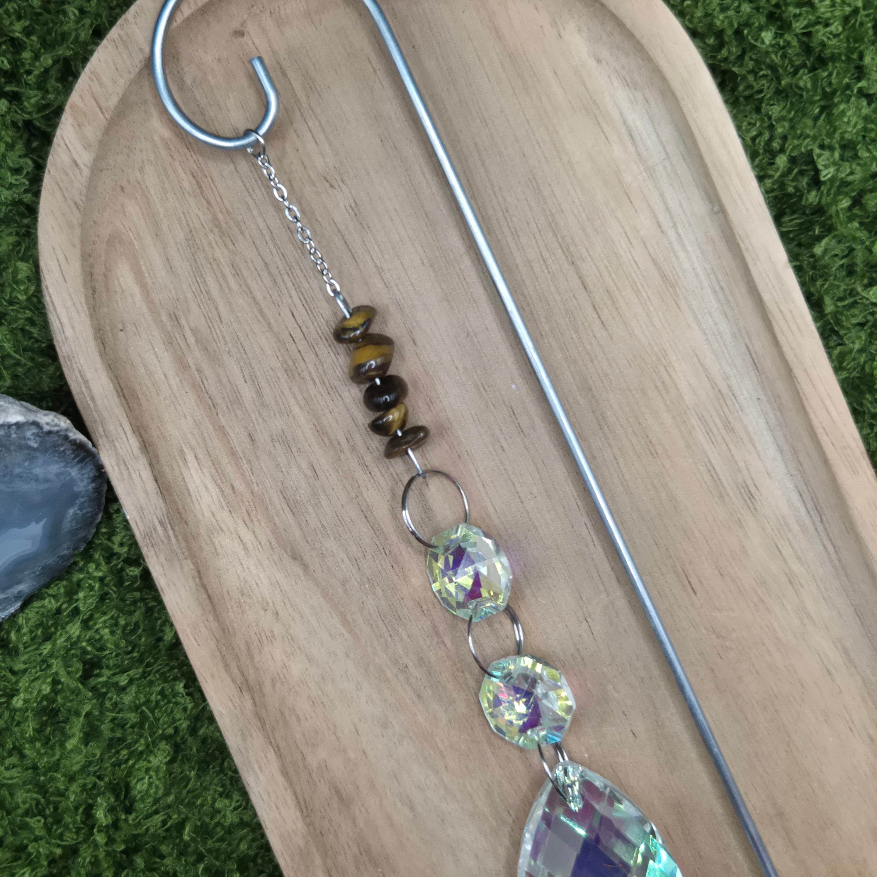 Tigerauge Pflanzen-Sonnenfänger - Sonnenfänger - Silber