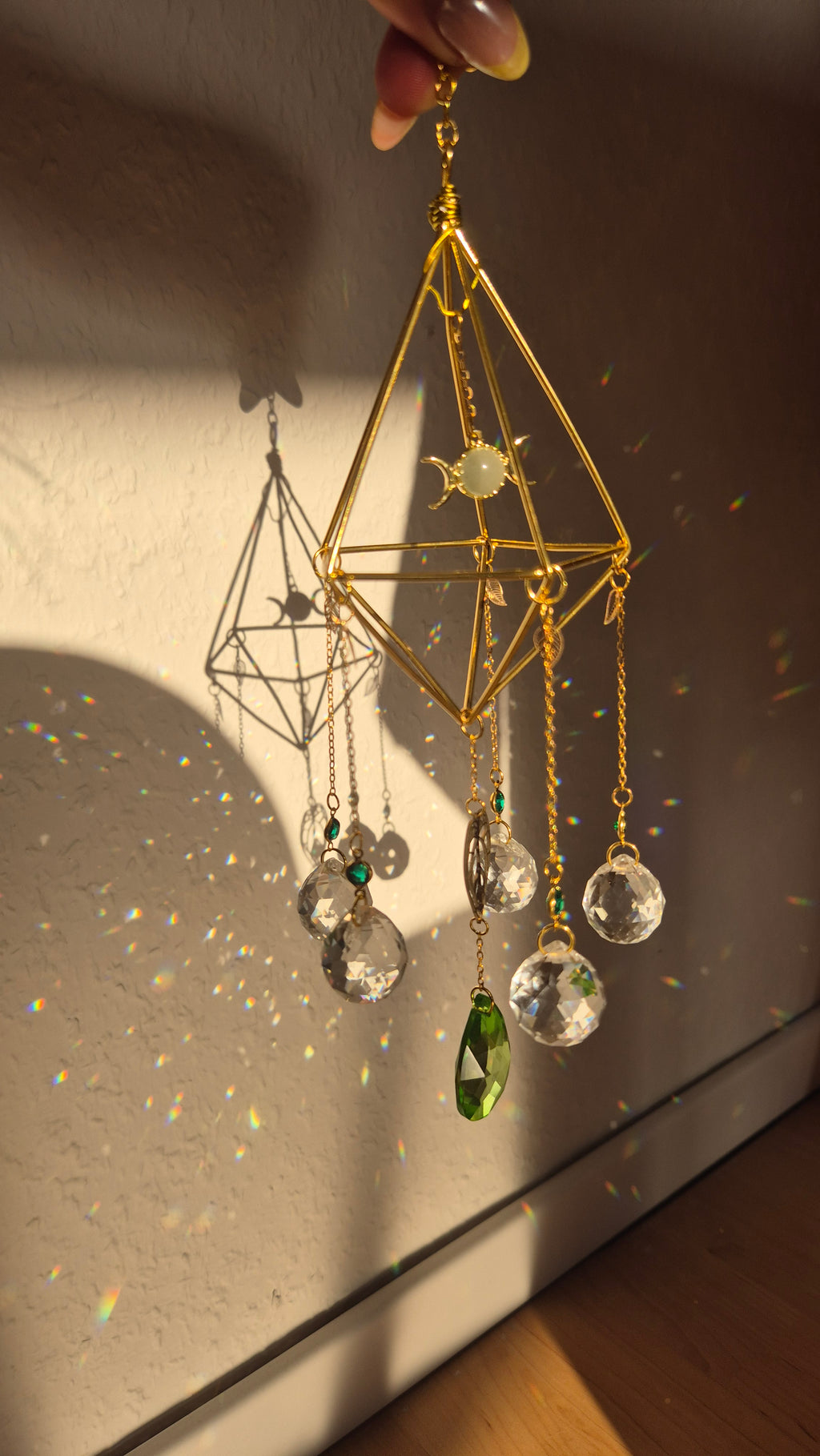 Eden -  Simple Suncatcher - Sonnenfänger - Gold - Kristall