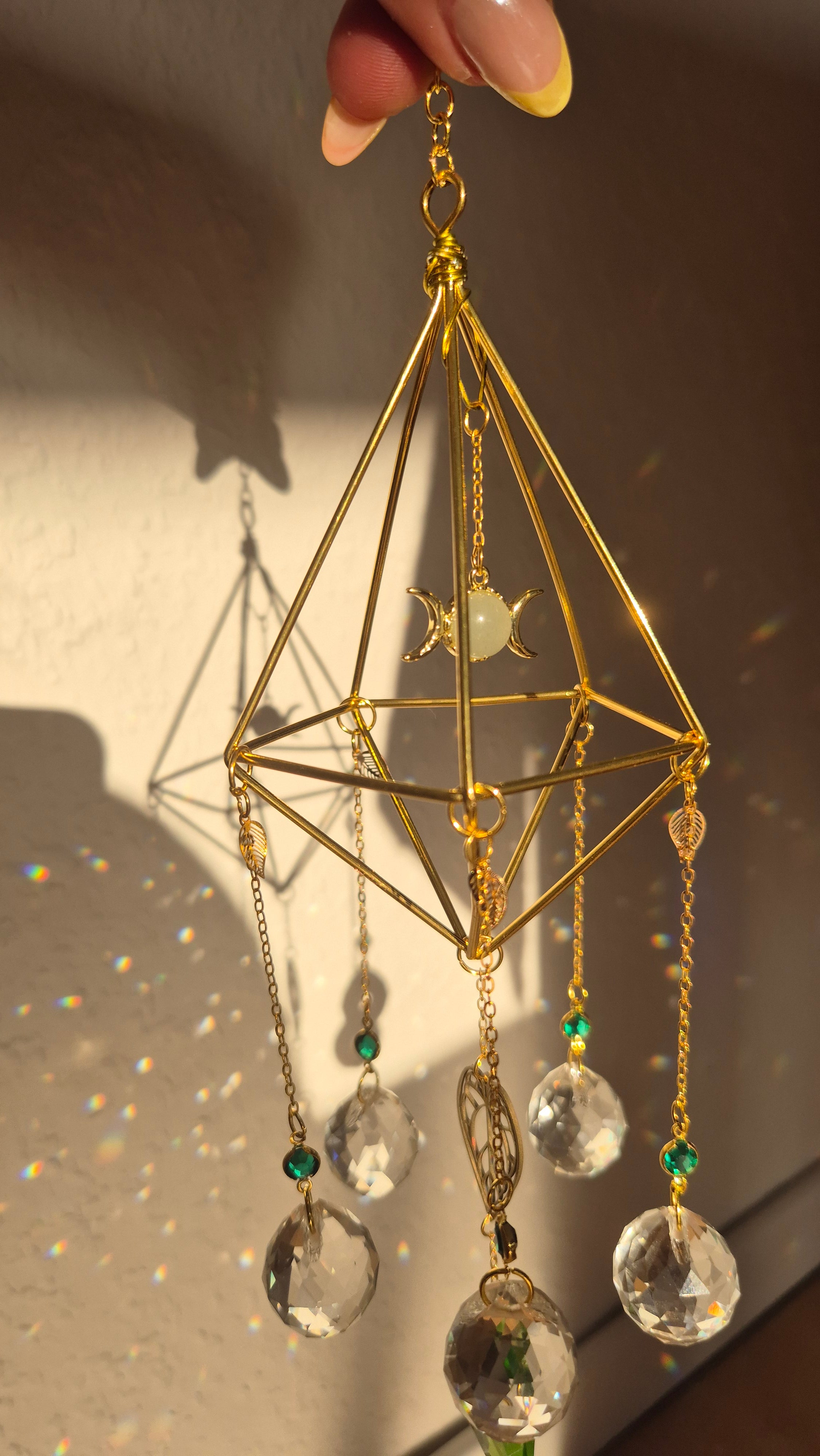 Eden -  Simple Suncatcher - Sonnenfänger - Gold - Kristall