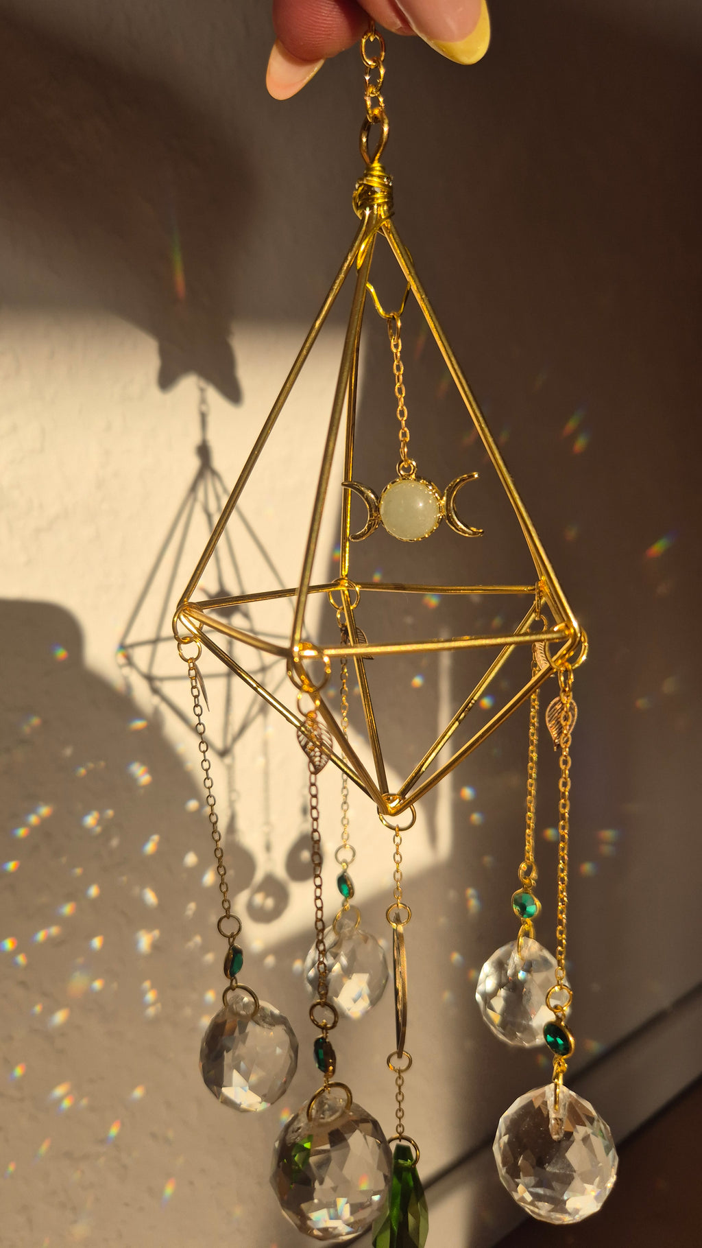 Eden -  Simple Suncatcher - Sonnenfänger - Gold - Kristall