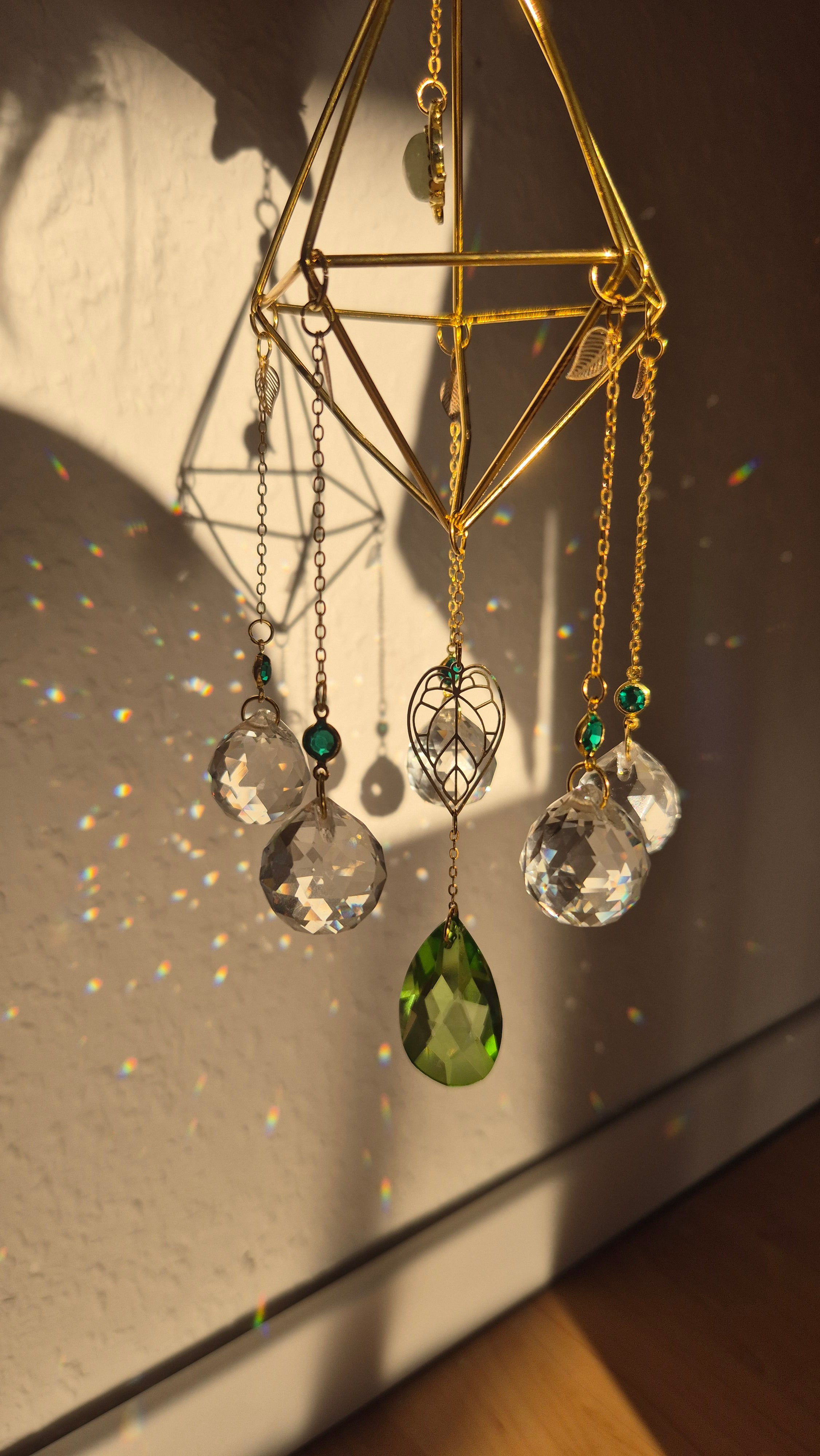Eden -  Simple Suncatcher - Sonnenfänger - Gold - Kristall
