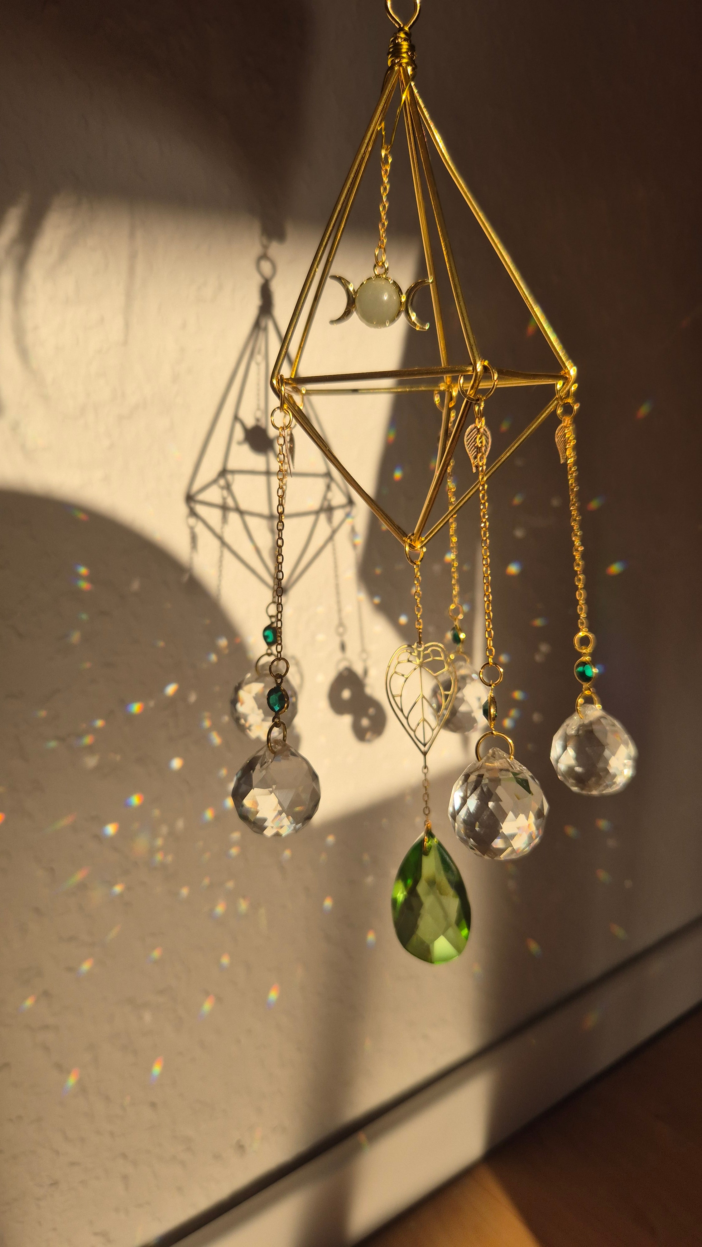 Eden -  Simple Suncatcher - Sonnenfänger - Gold - Kristall