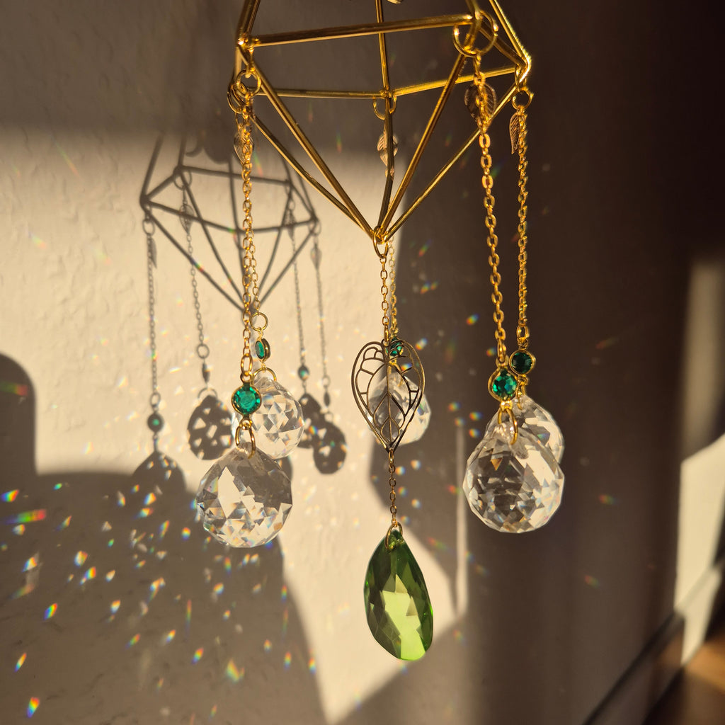 Eden -  Simple Suncatcher - Sonnenfänger - Gold - Kristall