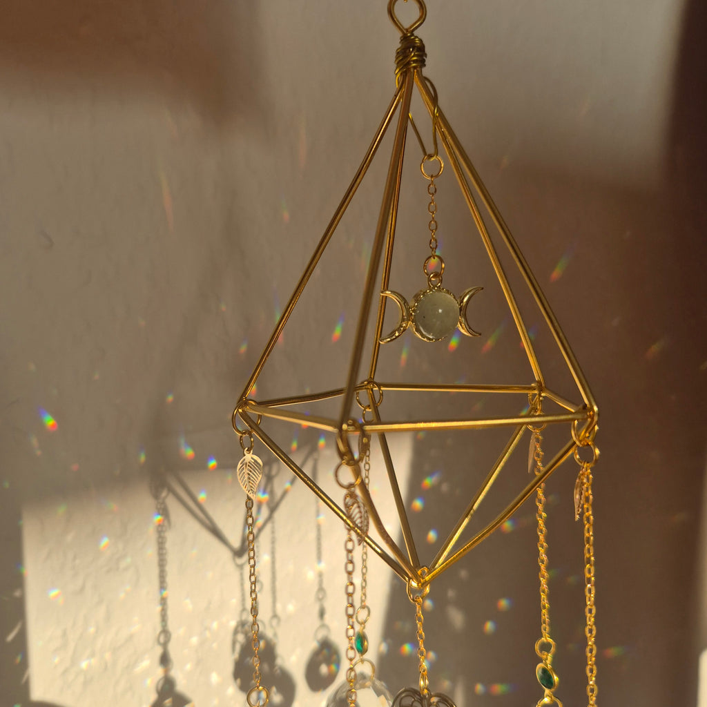 Eden -  Simple Suncatcher - Sonnenfänger - Gold - Kristall