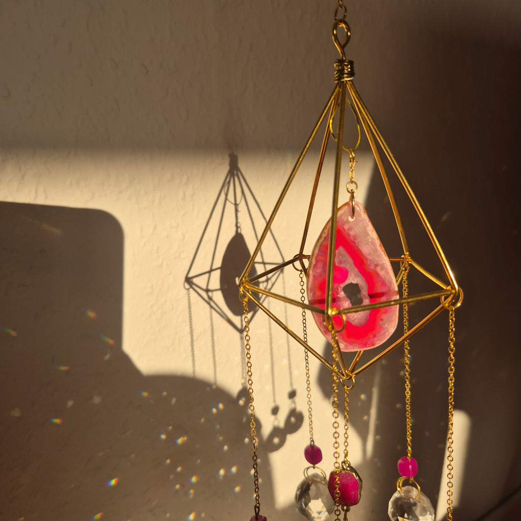 Blush -  Simple Suncatcher - Sonnenfänger - Gold - Kristall