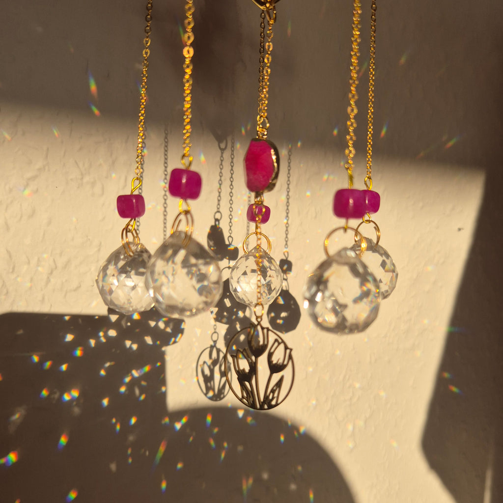 Blush -  Simple Suncatcher - Sonnenfänger - Gold - Kristall