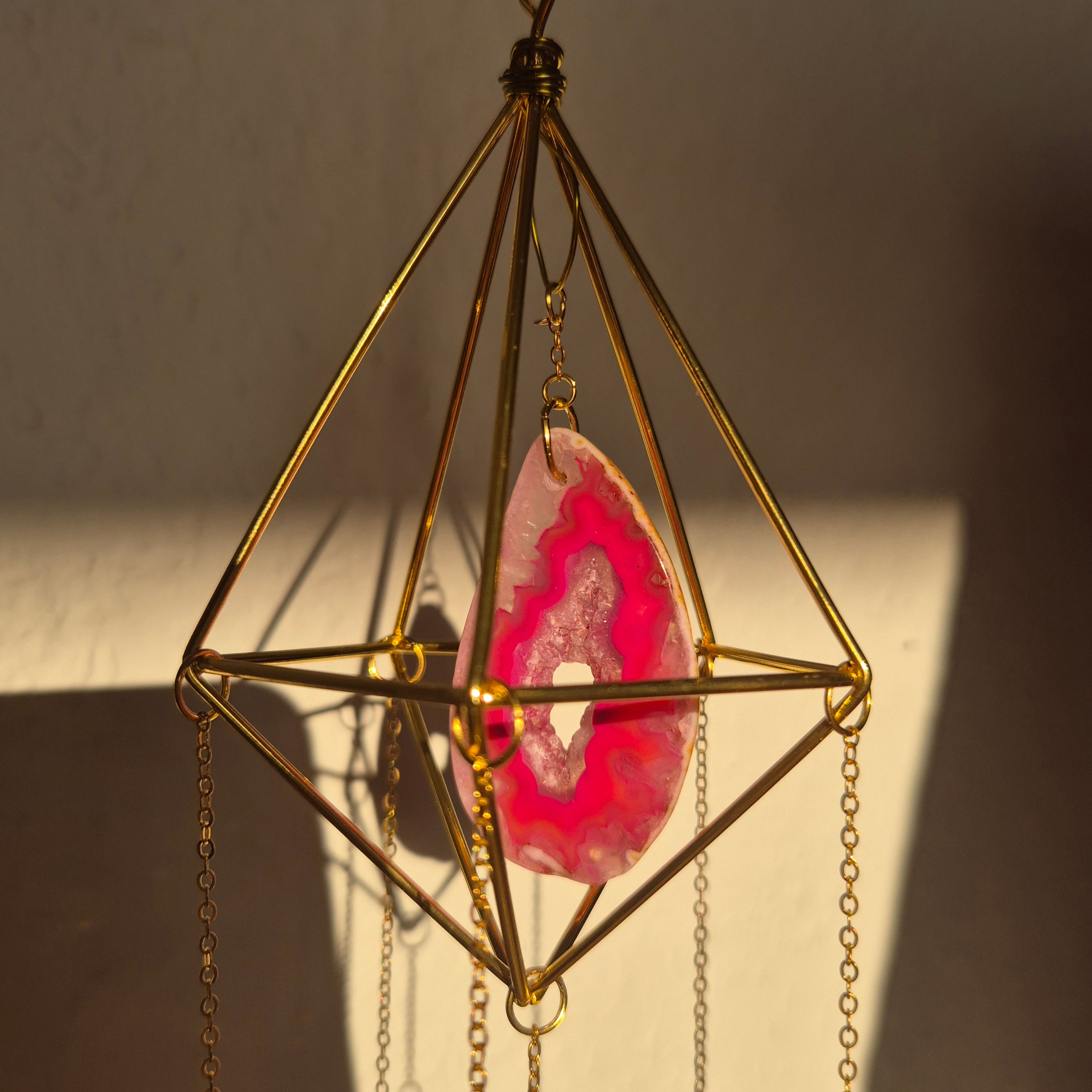 Blush -  Simple Suncatcher - Sonnenfänger - Gold - Kristall