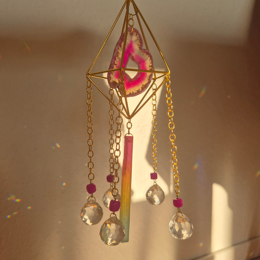 Opaline -  Simple Suncatcher - Sonnenfänger - Gold - Kristall