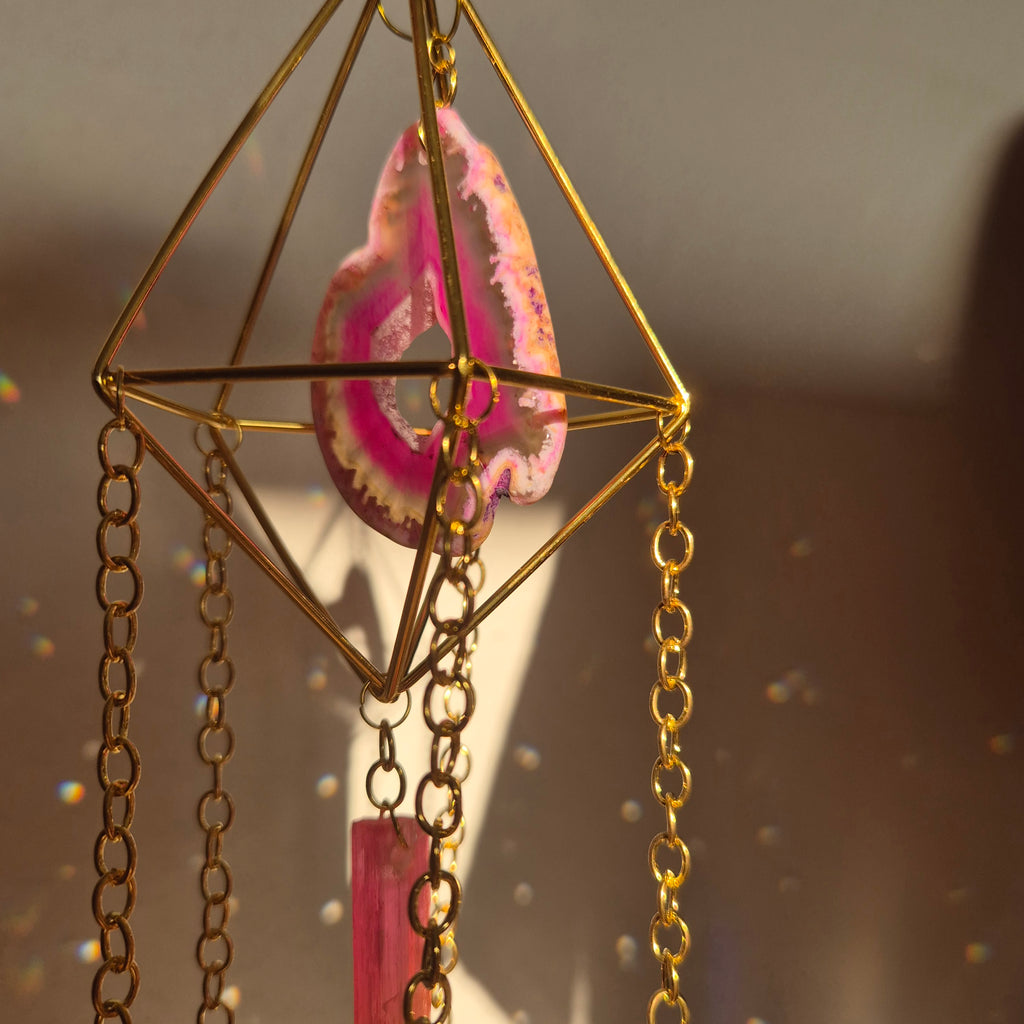 Opaline -  Simple Suncatcher - Sonnenfänger - Gold - Kristall