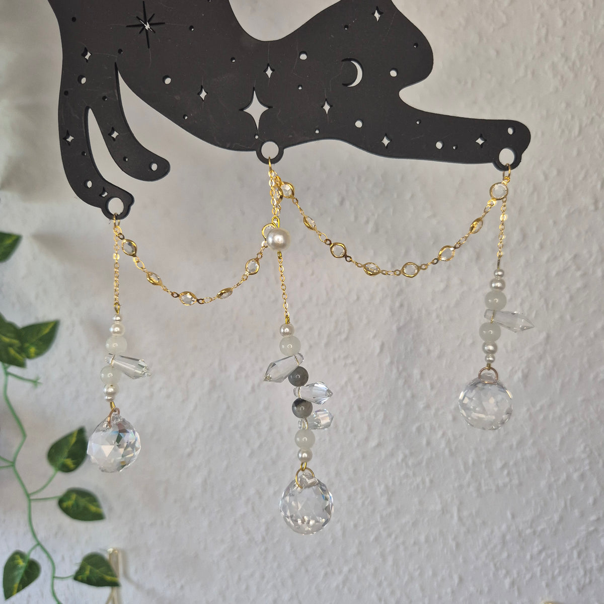 Cat Lady  - Sonnenfänger - Gold/Silber - Katze
