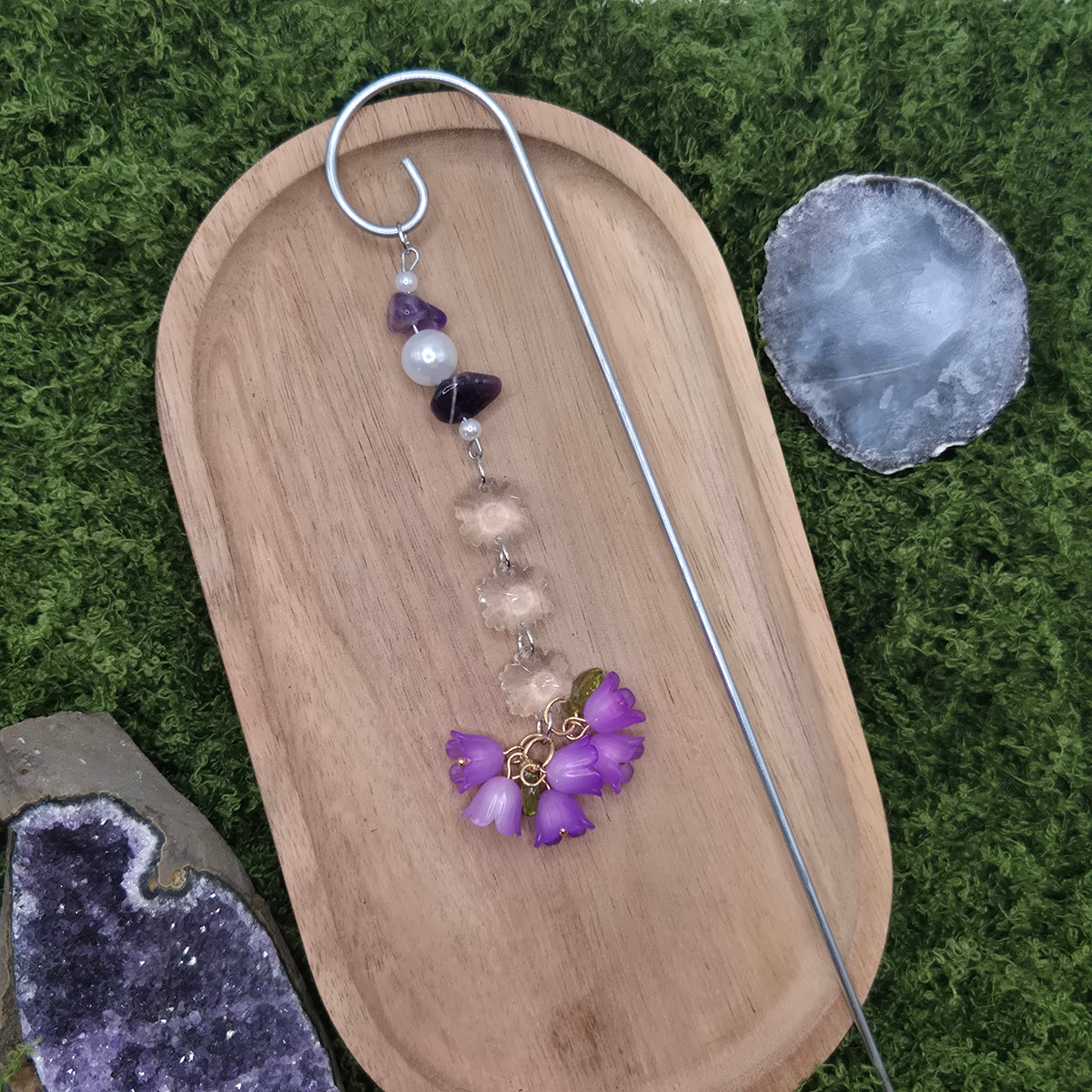 Amethyst Pflanzen-Sonnenfänger - Sonnenfänger - Silber
