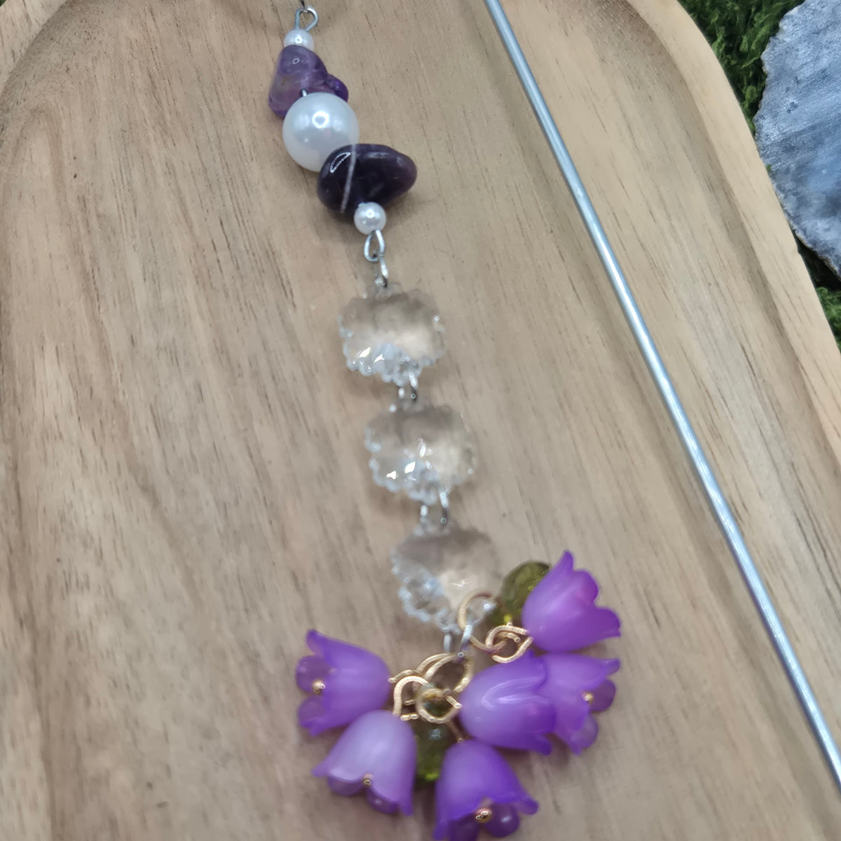 Amethyst Pflanzen-Sonnenfänger - Sonnenfänger - Silber