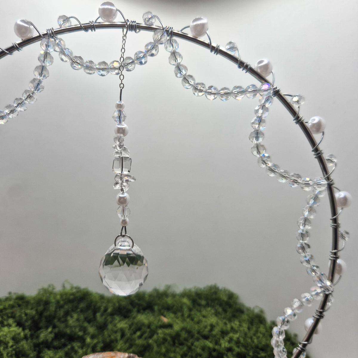 Achat Pearl Dream - Stehender-Sonnenfänger - Silber