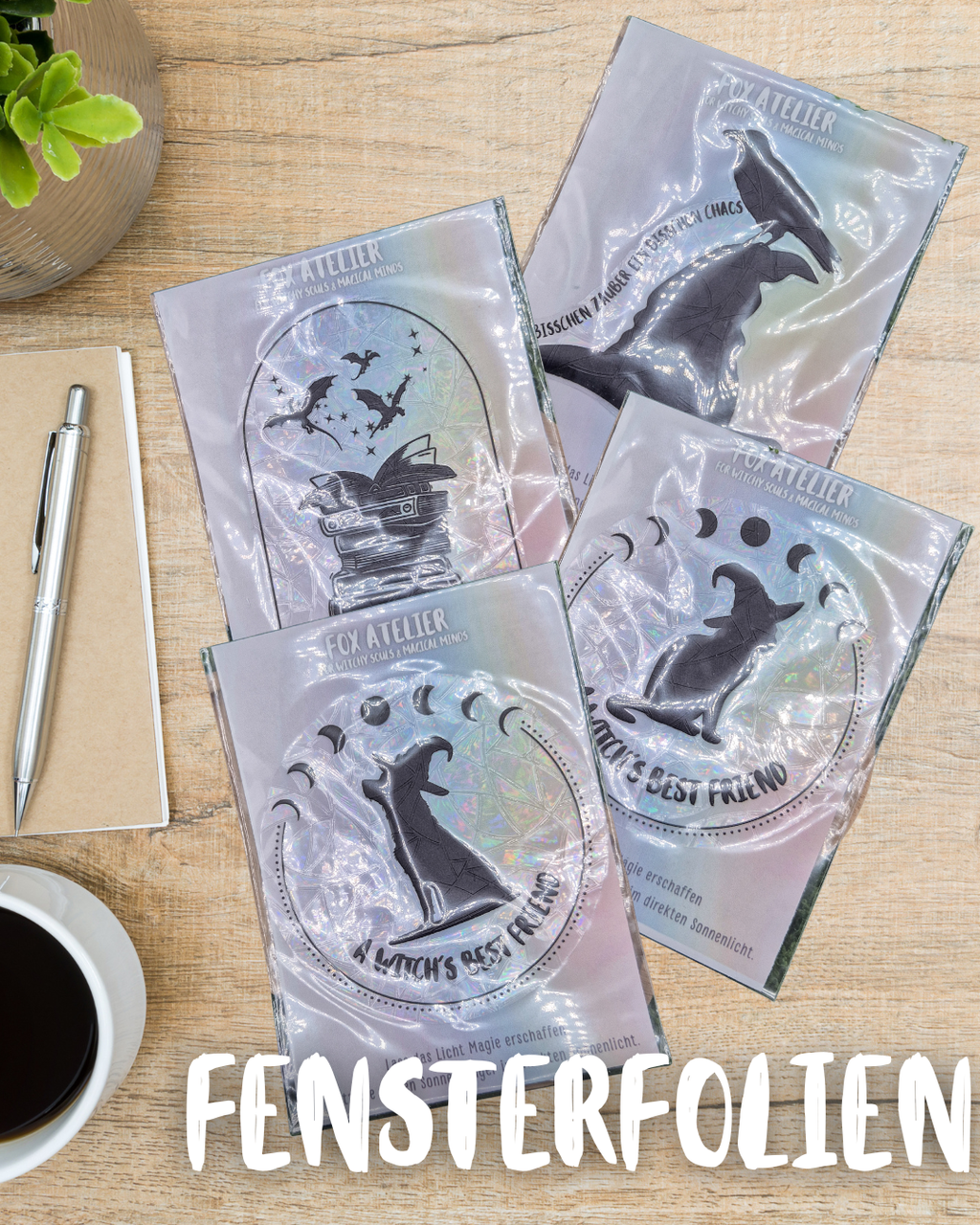 Fensterfolie - Geschenkidee - Sonnenfänger - Einfache handhabung